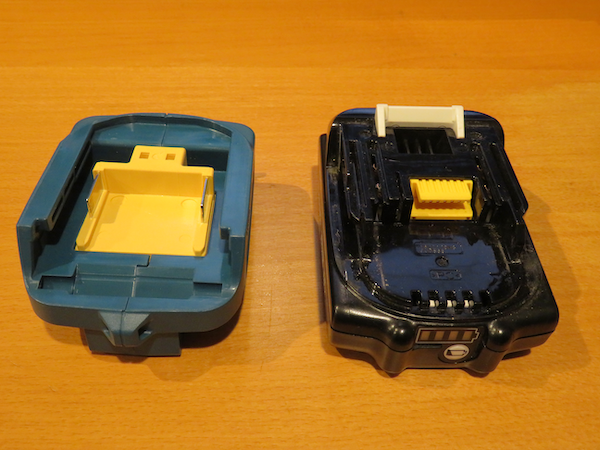 Makita battery with Raspberry Pi